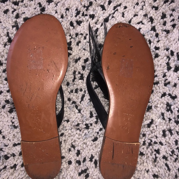 Christian Dior Sandals with feathers. - Picture 4 of 5
